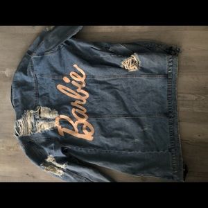 Missguided Longer Length Barbie Denim Jacket